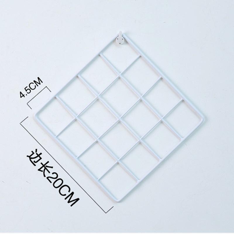 Creative Home Decoration Square Iron Clip Room Living Room Wall Decoration Fashion Accessories