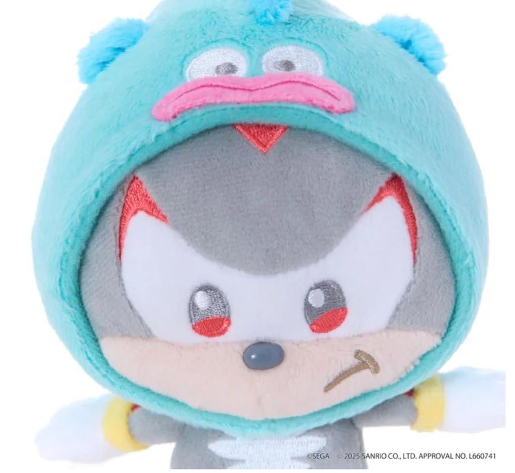SONIC & FRIENDS × Персонажи Sanrio Маскот Набор из 6 штук SEGA JAPAN НОВЫЙ