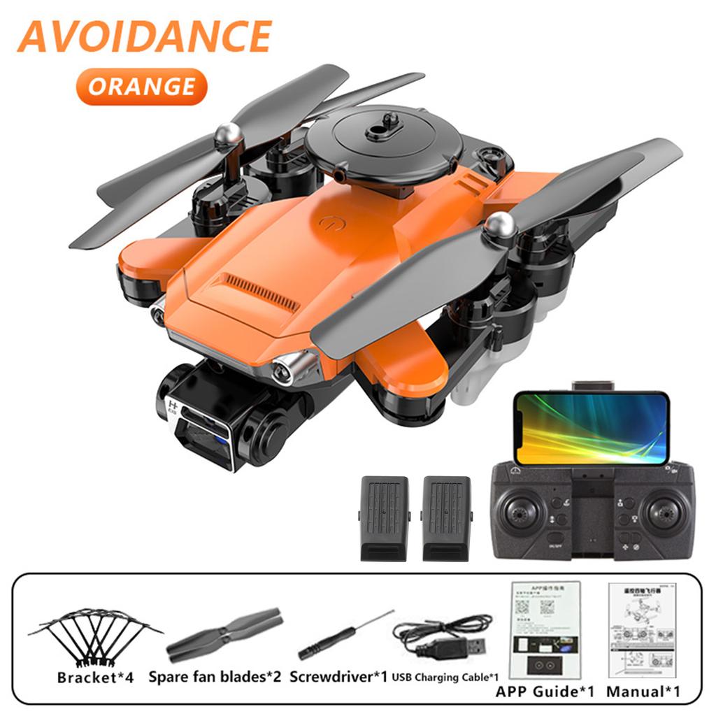 Радиоуправляемый дрон с камерой 4K Двойная камера EIS Радиоуправляемый квадрокоптер с функцией предотвращения препятствий Оптический поток