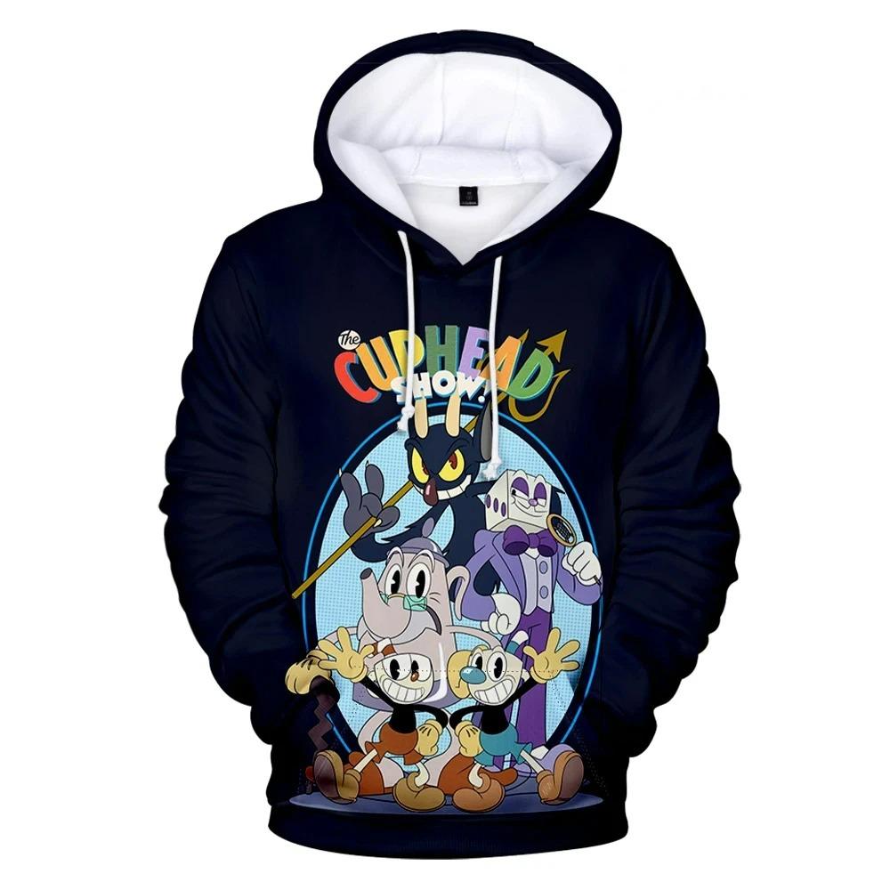 Kids Hoodies Anime Prints Fashion Pullover Sweatshirt Cartoons Casual Boy Clothes Girl Tops Long Sleeve Clothing Pullover