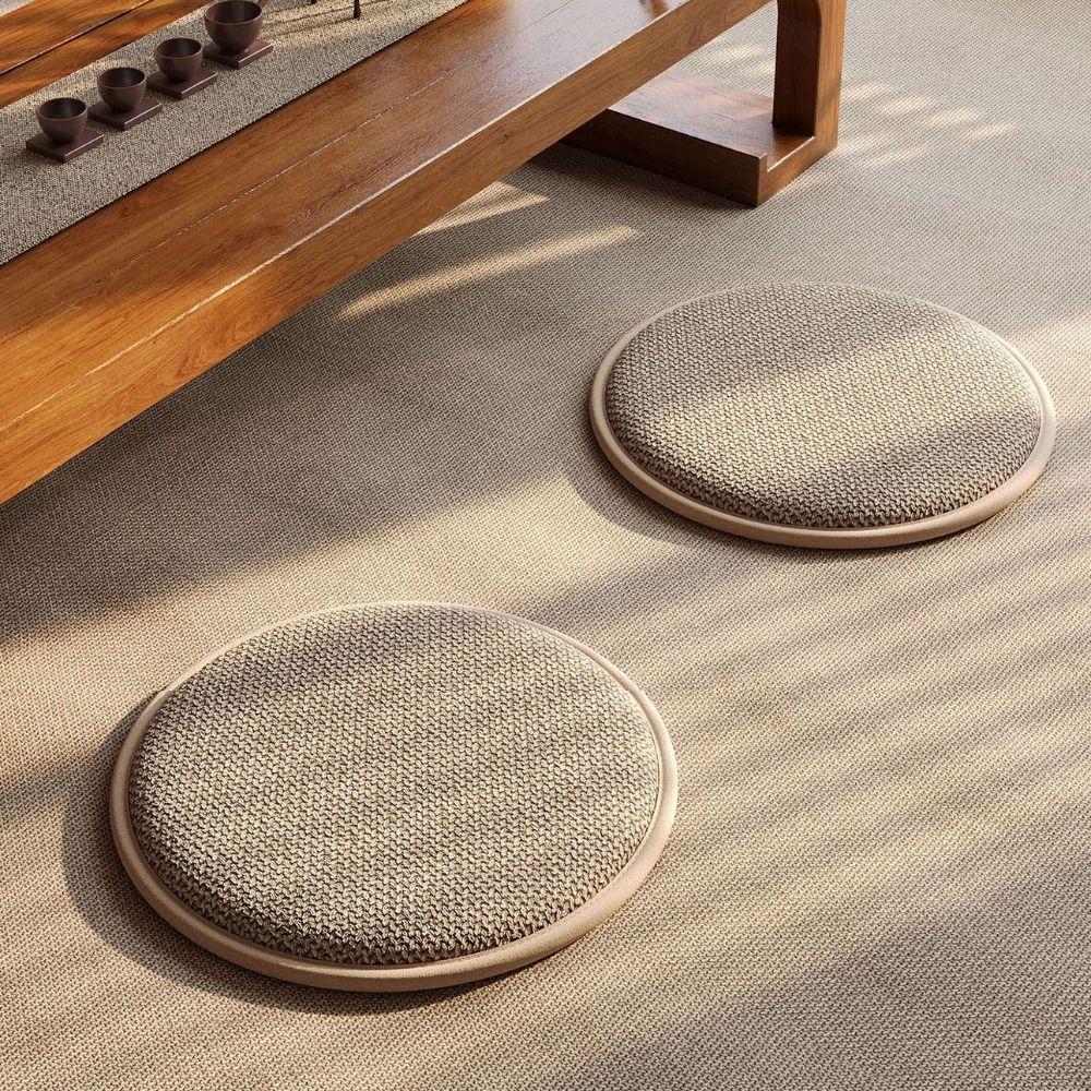 Memory Foam Sallyma Chair Cushion High Elasticity Car Chair Mat Breathable Round Seat Pad Home Use