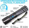 Aluminum Alloy Rechargeable P70 Flashlight High Power Waterproof Torch Light Zoomable with Storage Box Handheld Flash Light