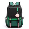 Large School Bags for Teenage Girls USB Port Canvas Schoolbag Student Book Bag Fashion Black Pink Teen School Backpack