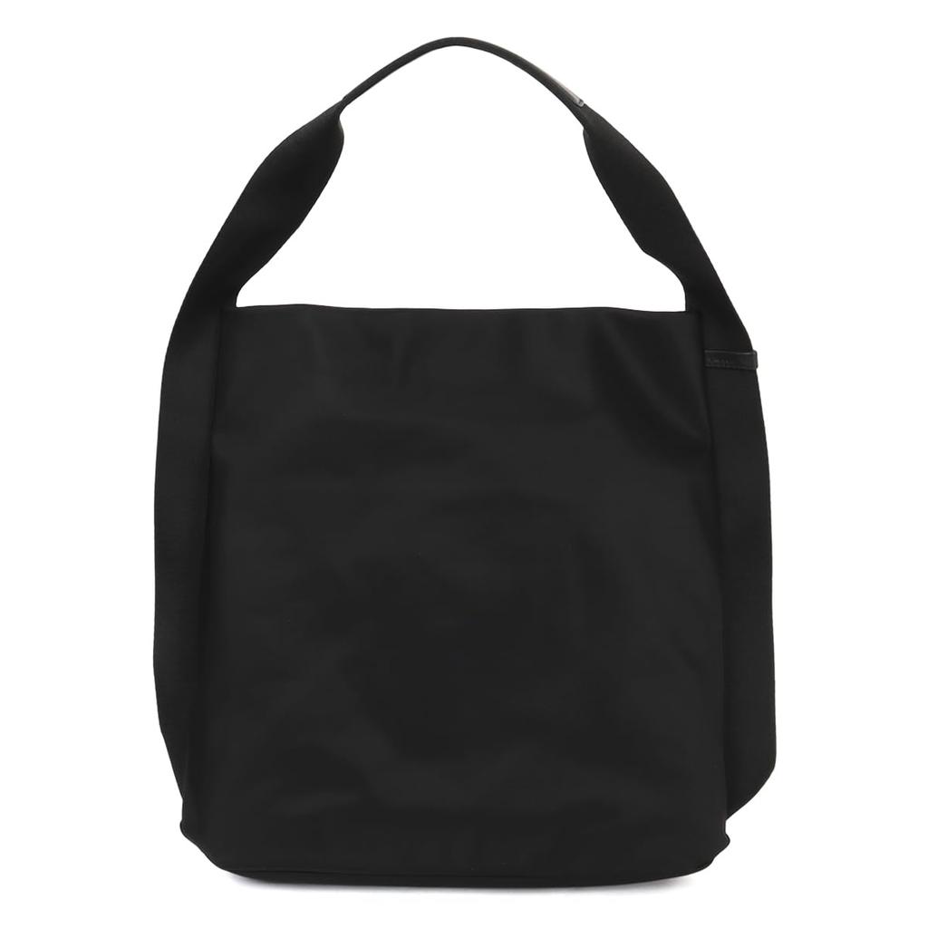 Lacuo Minimal Nylon Gray One-Shoulder Bag, (Q)
