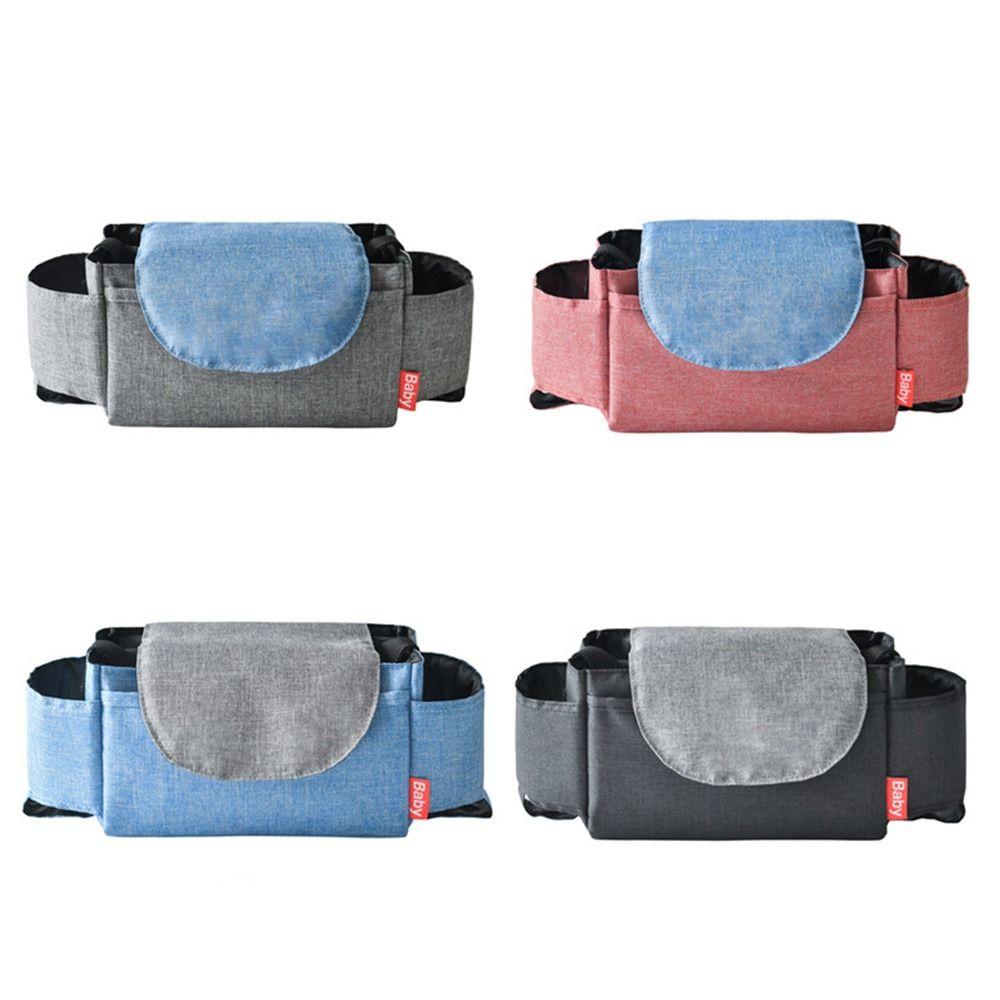 Большая вместительная сумка-органайзер для коляски, сумка для хранения бутылочек для подгузников, сумка для детской коляски