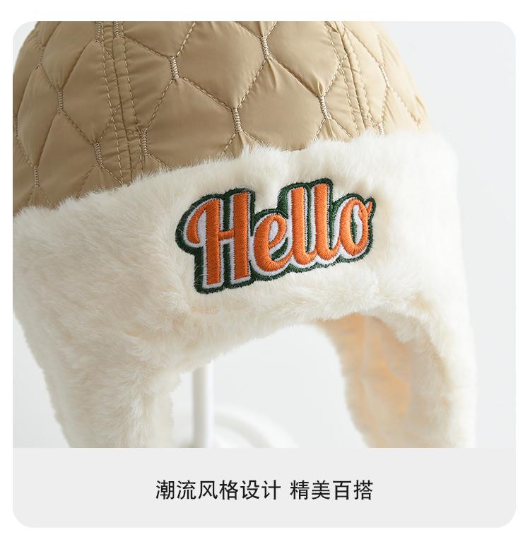 Men's and women's velvet Lei Feng hats, thick and cold resistant warm hats, winter ear protection children's hats