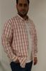 Men's Plus Size Plus Size Shirt Plus Size Plaid White Men's Shirt