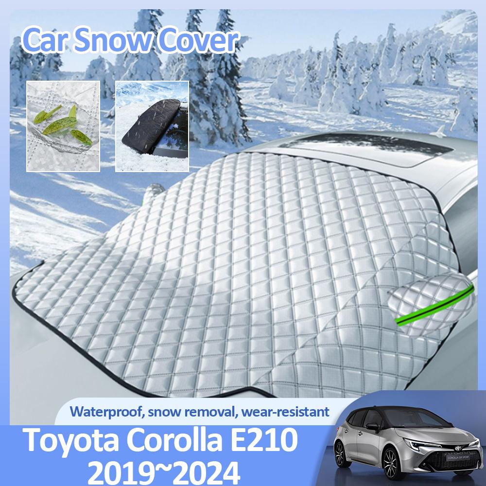 Для Toyota Corolla E210 2019~2024 Auris Allion Автомобильные зимние чехлы от снега Защита от льда Ветровые стекла Противообледенительные внешние аксессуары