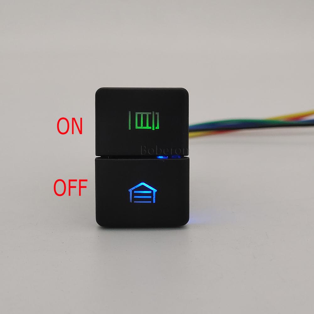 Dual Key Switch Car Power On Off Dual Switch Automatic Door Garage Button Switch with Wire For Toyota Camry Corolla Prius PRADO