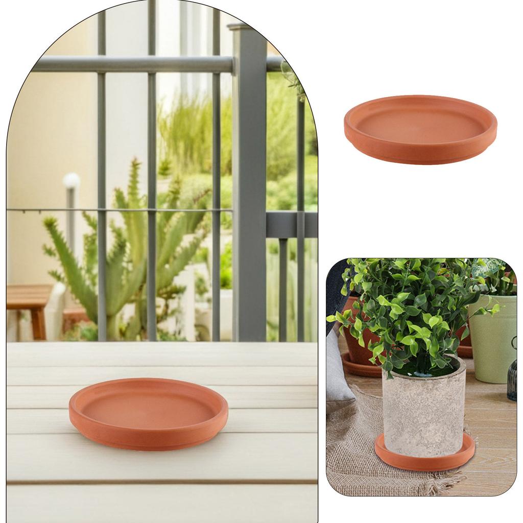 5Pcs Pottery Flowerpot Tray Plant Pot Holder Indoor Outdoor Gardening Accessories Waterproof Saucers Flower Pot Tray