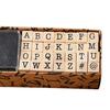 40 шт./компл. элегантный английский узор DIY штамп красивый ручной деревянный ремесленный штамп для дневника