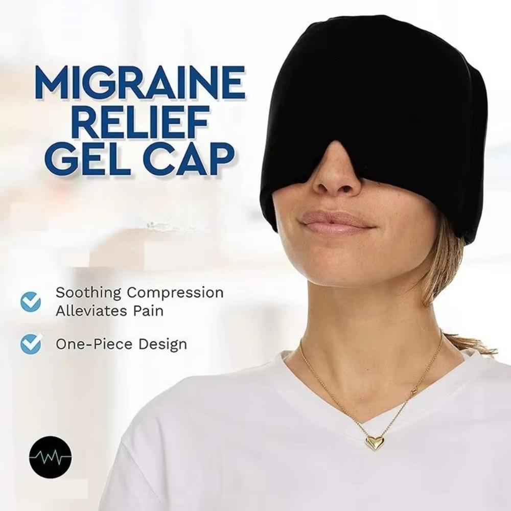 Cold Compress Head Massager Caps Migraine Relief Gel Eye Mask Ice Gel Ice Cap