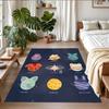 Anti‑Slip Crystal Velvet Floor Rug, Stray Kids Design Carpet for Indoor Living Bedroom Home Decoration