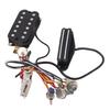 Guitar Wiring Harness Double Rail Double Coil Pickup Prewired Wiring Kit Instrument Accessories