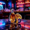 Декантер для виски Yousheng в форме осьминога, 3D выдувная стеклянная бутылка для вина с пробкой, 400 мл, ручная работа, без свинца, для бара, креативный декор для бара, подарок для