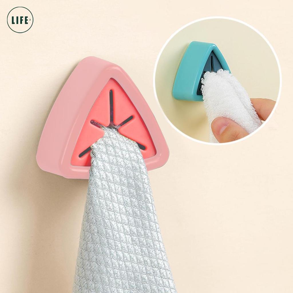 Xiaomi 3life Держатель для полотенец без перфоратора Силикагель Органайзер для ванной комнаты Стойка для хранения полотенец Зажим для ткани для стирки Ванная комната Кухонные аксессуары Инструмент