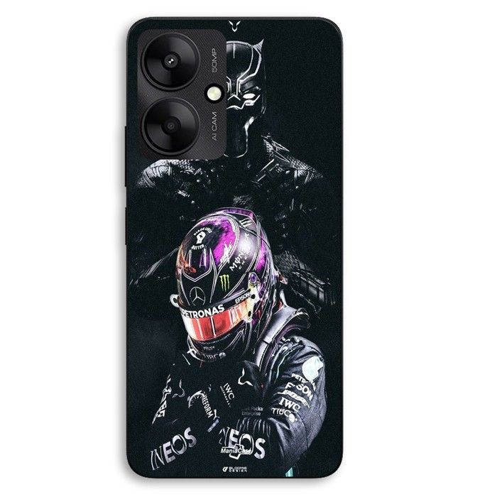 Coque Pour Xiaomi Redmi 13C 5g Lewis Hamilton Black Panther Maniacase