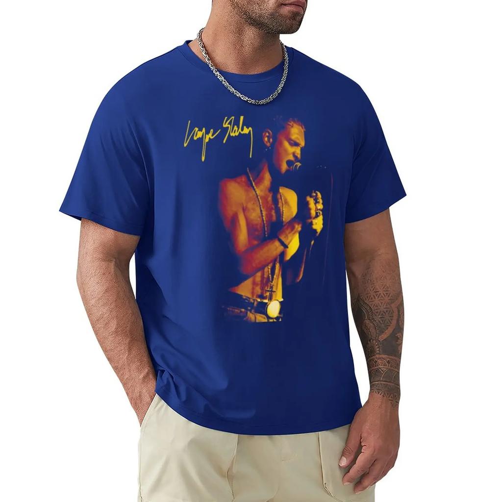 Layne Staley TShirt summer clothes anime plain mens t shirt