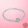 925 Серебряный Оригинальный Браслет Me Fit Brand Me Charm Бусины Мода Узел Бесконечности Женщины Femme Браслет Роскошные Ювелирные Изделия