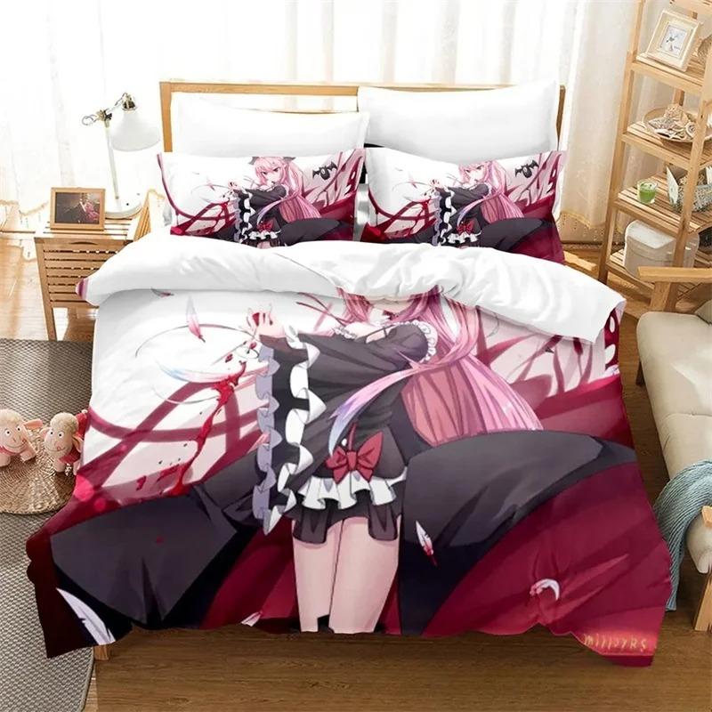 3D Print Anime Seraph Of The End Bedding Collection Boys Girls Twin Queen King Size Duvet Cover Pillowcase Bed Boys Adult