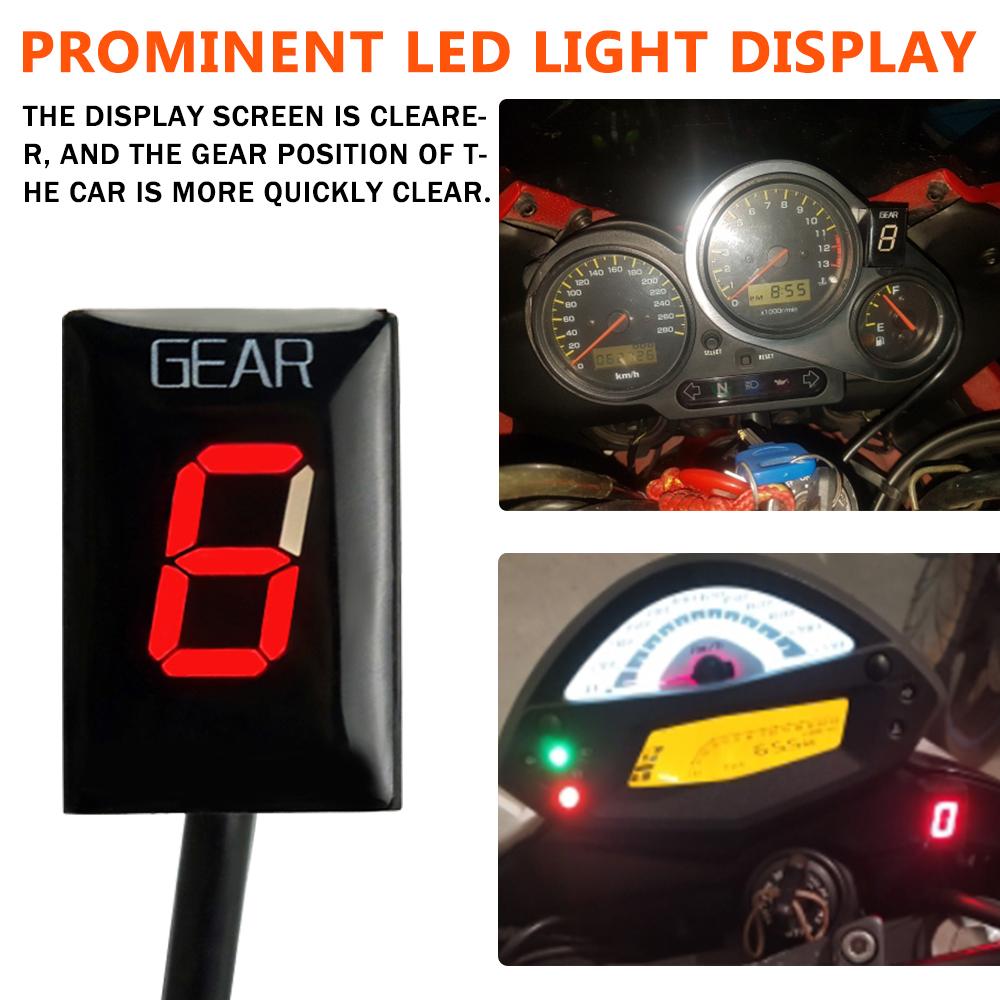 Индикатор передачи мотоцикла для YAMAHA FZS 1000 Fazer 600 YZF-R6 R6S R1 TDM 900 FZ1 FZ6 FZ8 XJ6 FZ400 Аксессуары Скорость