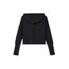 (WMNS) Худи для тренировок Nike Yoga Luxe Crop 'Черный' Женское CJ3815-010