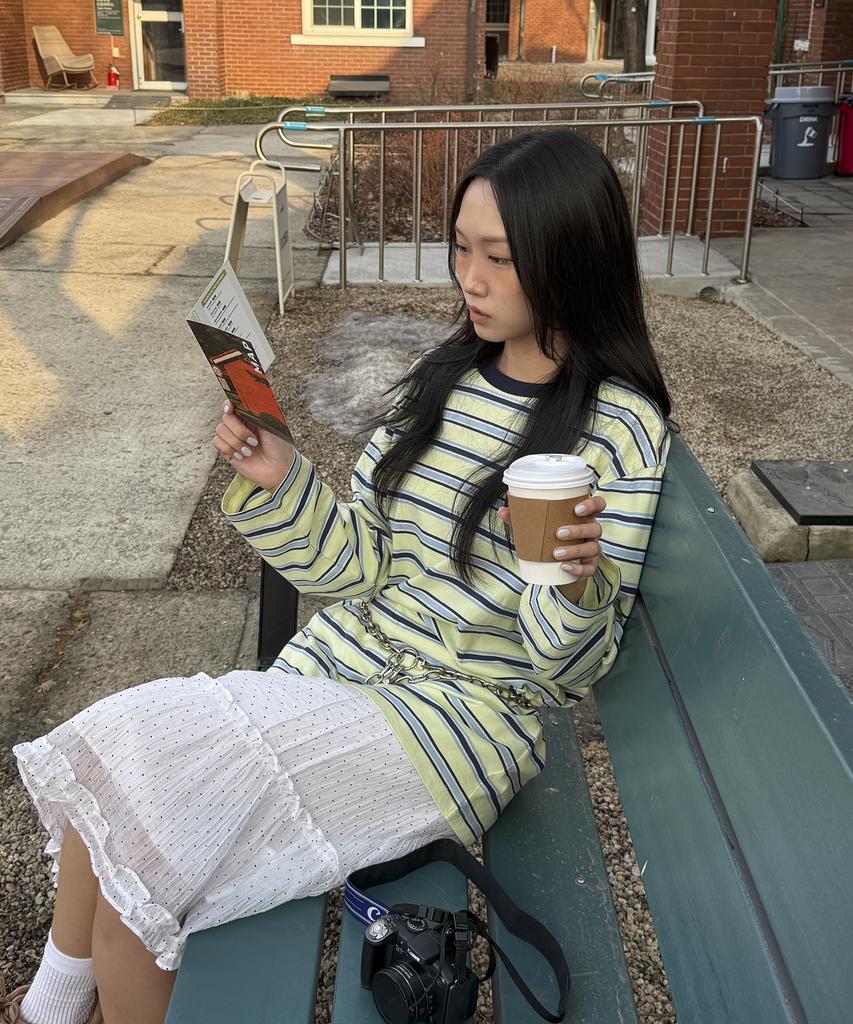 JUCYJUDY Multi-Stripe T-Shirt J1Ts020G