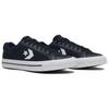 Converse Спортивные Повседневные Противоскользящие Износостойкие Низкие Кеды для Скейтборда Унисекс Черные