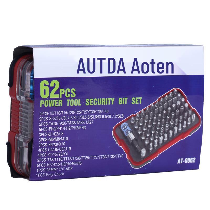 AUTDA Набор из 62 специальных бит для отвертки