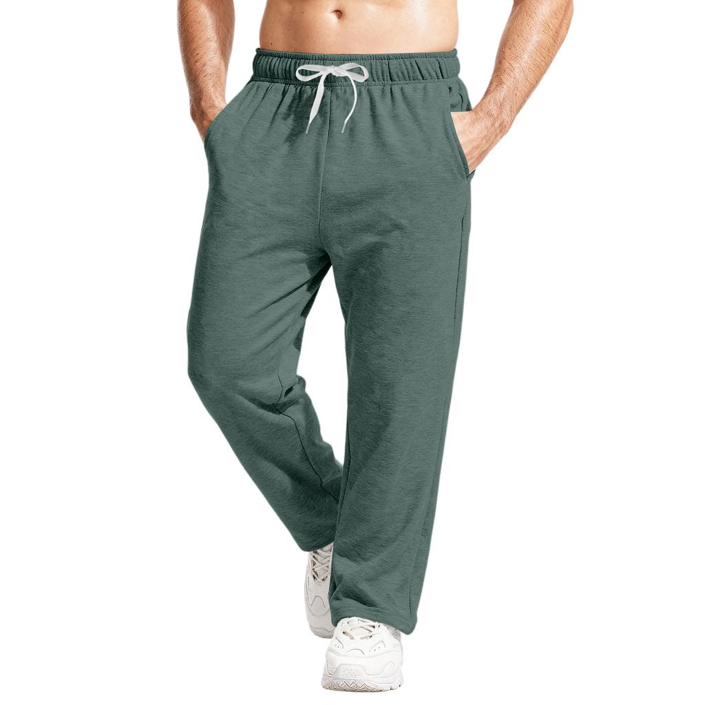 Men's Relaxed-Fit Casual Sweatpants With Stretch Waistband And Drawstring Yoga Pants