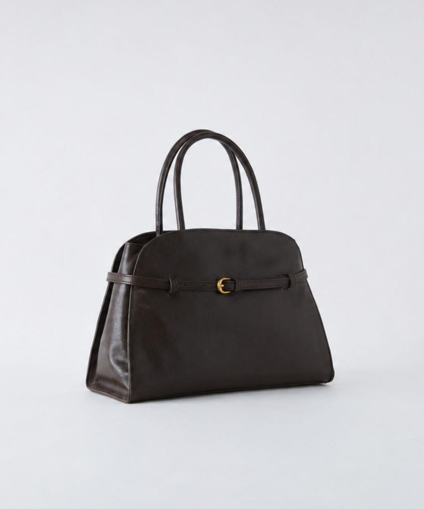 Ecoe E.C.O.E Heritage Buckle Bag - Chestnut Brown