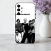 Альтернативная чехол-бампер R-Radiohead -D для Samsung Galaxy A73,A72,A71,A70,A53,A52,A51, Мягкий силиконовый черный чехол