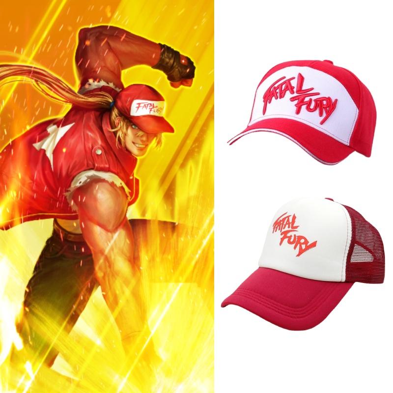 Fatal Fury Терри Богард Вышитая Хлопковая Бейсболка Хип-хоп Стиль