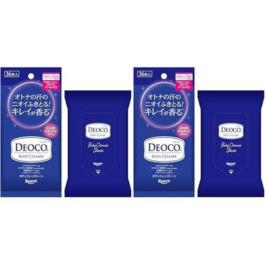 Очищающие салфетки для тела Deoco 36 шт. (х 2)