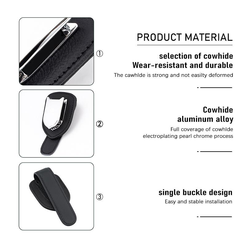For Volkswagen VW Car Sunglasses Holder Suitable for Car Sun Shades Magnetic Scirocco Passat Polo B5 B6 B7 CC Tiguan Sharan ze1