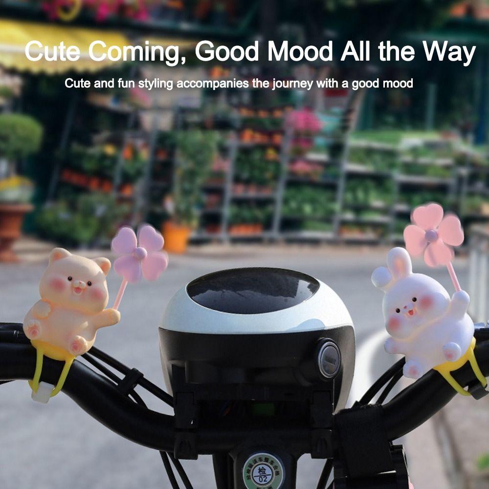 Capibara Animal Doll Windmill Decoration Cartoon Capibara Bicycle Handlebars Ornaments