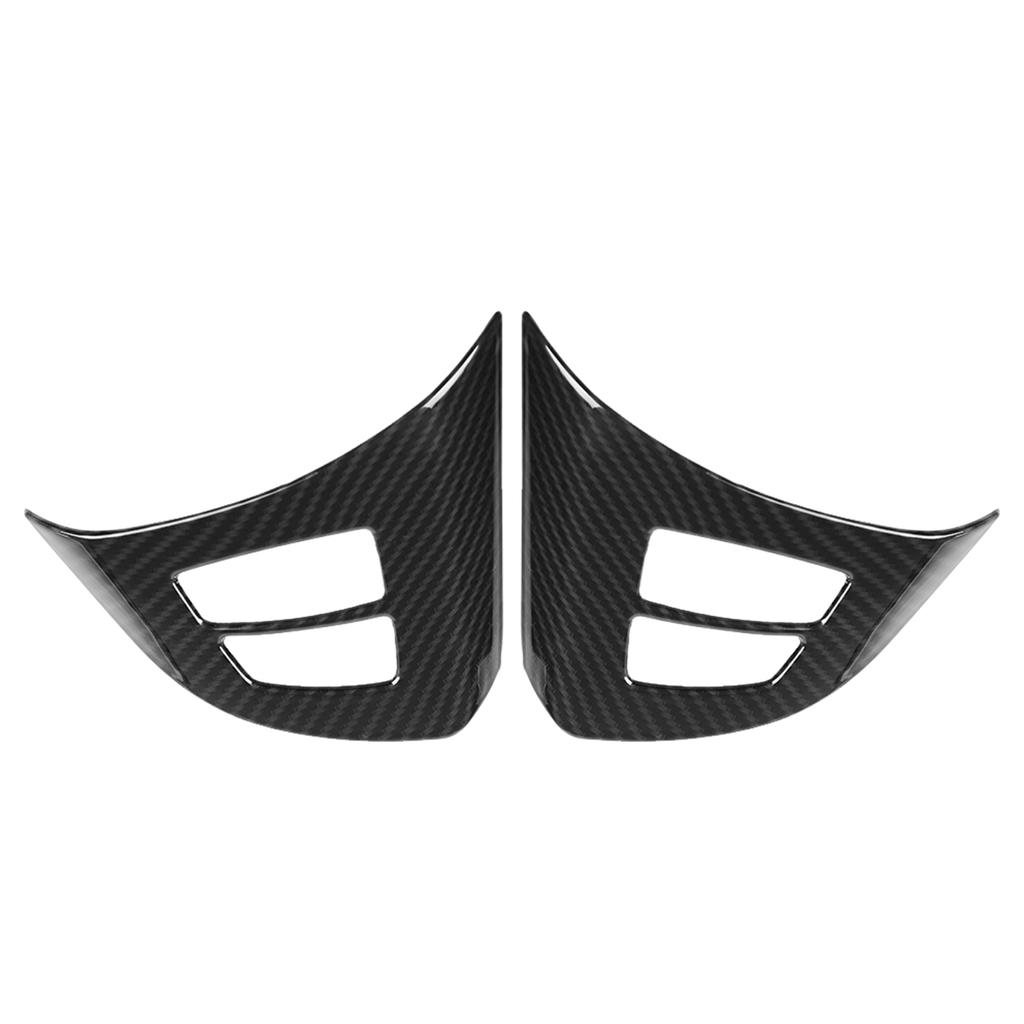 2 шт. Накладка-декорация на рамку кнопок рулевого колеса в стиле карбонового волокна для BMW X5 E70 2008–2013