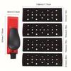 5Pcs 70*198mm Sanding Block Vacuuming Sanding Disc Holder Polishing Abrasive Block Manual Grinding Tools