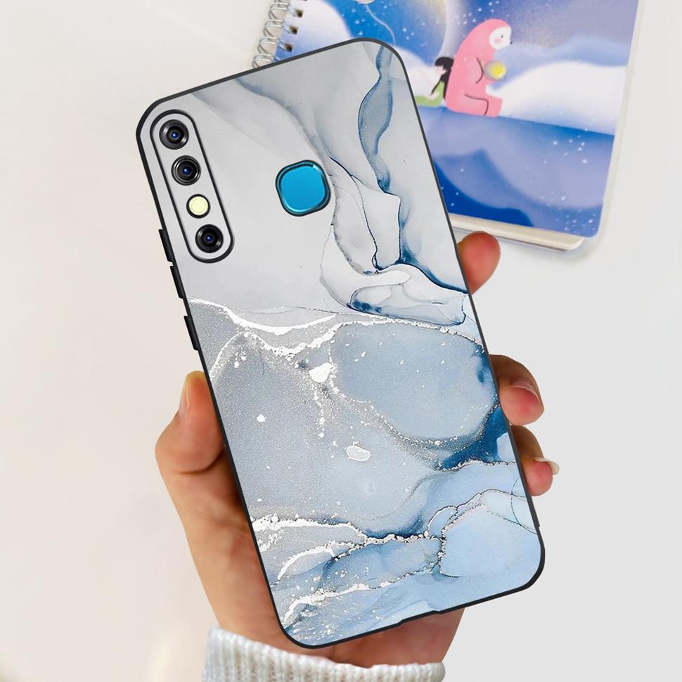 For Infinix Hot 8 2019 Case Cute Panda Butterfly Soft TPU Phone Case For Infinix Hot 8 Hot8 Back Cover X650C X650B Coque Bumper