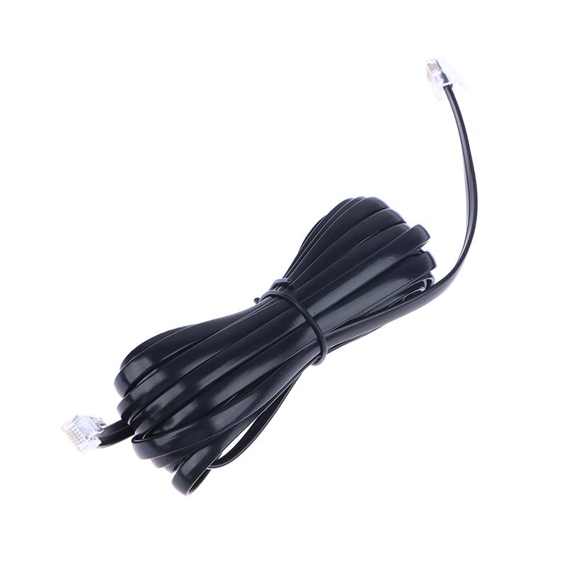 Rj12 6P6C 1/2/3/5M Кабель для передачи данных, Модульный шнур для передачи данных «папа-папа», Прямая разводка, Распайка контактов, Телефонный шнур для трубки, Голосовой удлинительный кабель