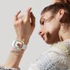 Стеклянный+Алмазный Чехол для корпуса Apple Watch 46 мм 40 мм 44 мм 41 мм 42 мм 45 мм Блестящий Бампер Защита для iWatch Серии 11 10 9 SE 7 8