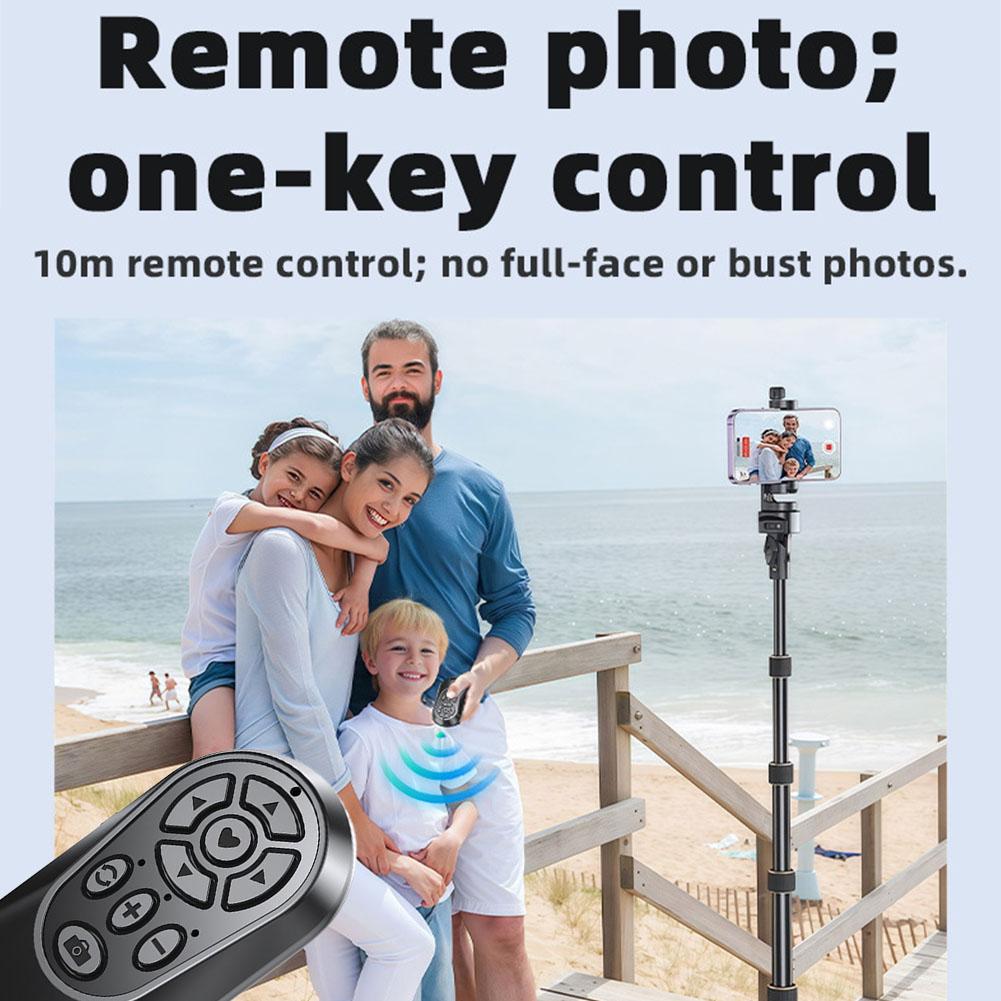 1Pcs Wireless Camera Remote Control Zoom & Focus Shutter Selfie Rechargeable Camera Video Recording Remote For Mobile Phone