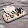 For Apple 15promax Mobile Phone Case 16plus Puff for IPhone14 Cartoon Briquettes 13mini/12/11