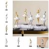 Resin Crafts Ballet Dancer Figurines Handmade Abstract Art Sculpture  Living Room