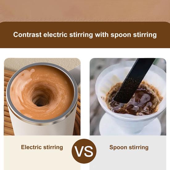 Универсальная ручка для питьевой воды, нержавеющая сталь, кофе, сухое молоко, автоматическая магнитная чашка, товары для дома, автоматическая кружка для смешивания