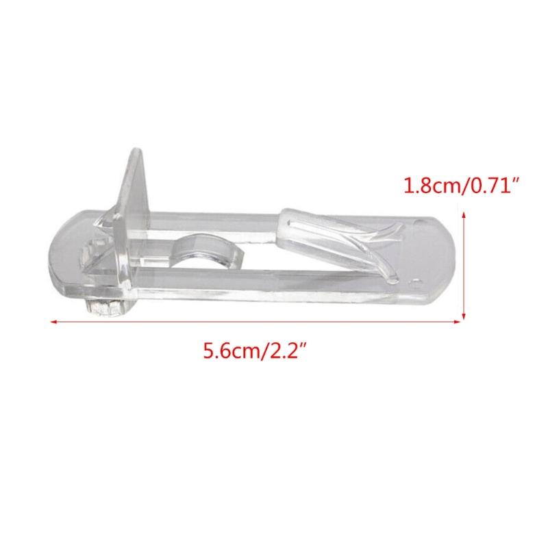 30pcs Shelf Support Peg Clear Plastic Locking Shelf Support Pin Clips Cabinet Shelf Pins Self-Locking Bracket Clips