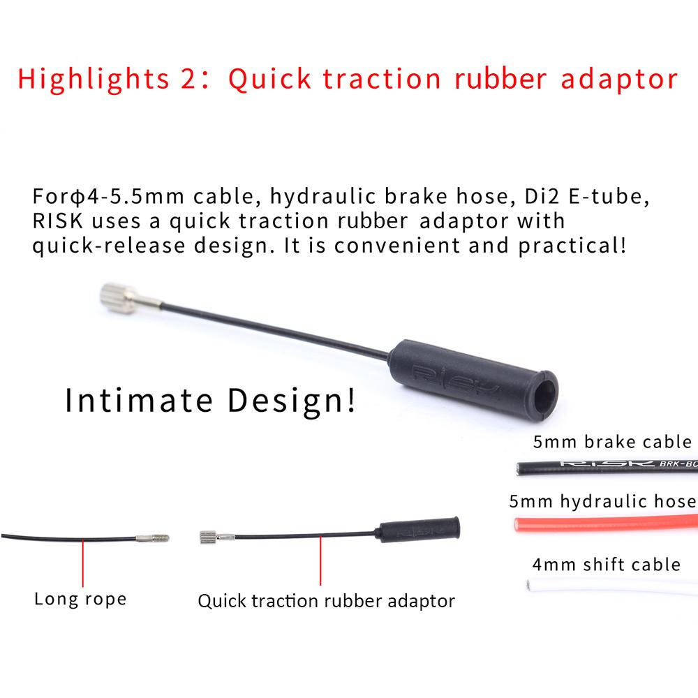 Bike Internal Cable Routing Tool Steel Bike Replaceable Wire Shifter For Mountain Road Bike