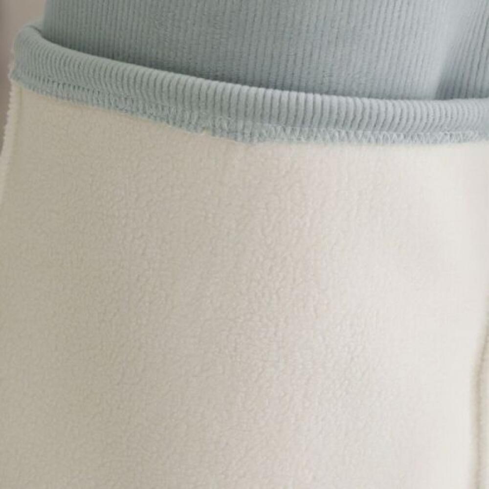 From Heart Women Big Size Plush Fleece Corduroy Wide Pants