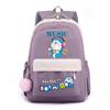 New Animation Peripheral Doraemon School Bag Backpack Cartoon Backpack Large Capacity Student School Bag Stationery