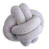 Knotted Ball Pillow Soft Cotton Knotted Ball Throw Pillow Waist Back Cushion for Home Sofa Bed